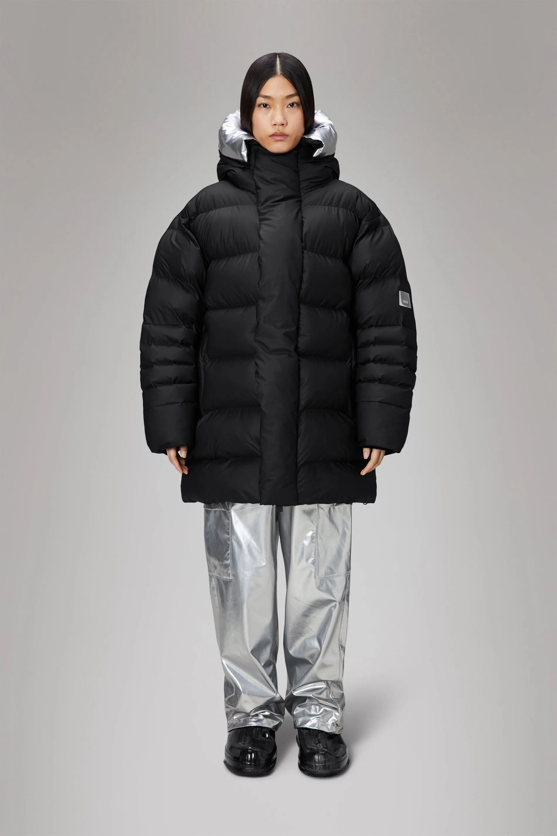 Alta Vision Long Puffer Jacket - Black