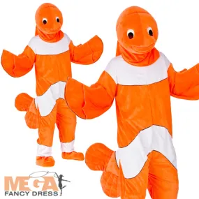 Clown Fish Mascot Tropical Sea Creature Costume