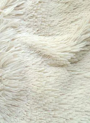 Cream Pelagio Faux Fur Photography Prop Rug