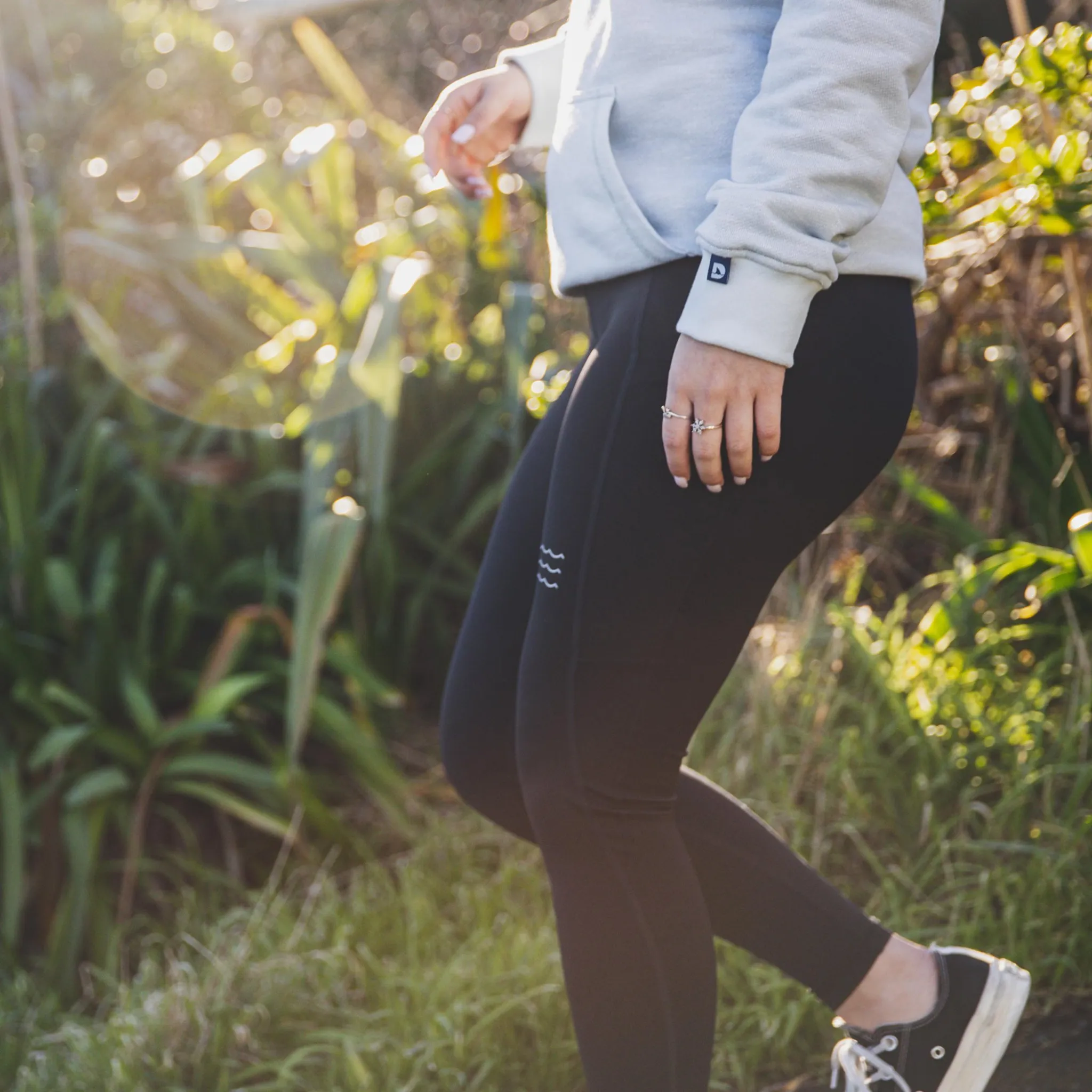 Desolve Wave Womens Leggings