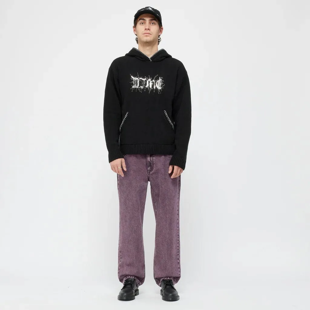 Dime MTL Hardcore Wool Hoodie Black