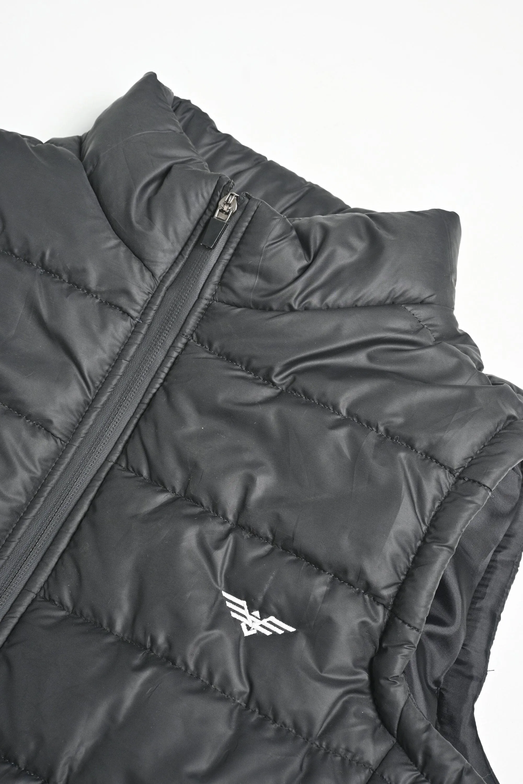 Eternity Men's Logo Embroidered Slim Fit Puffer Gilet