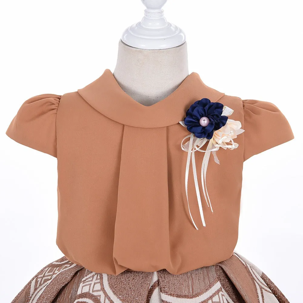 Floral Dresses For Girls - B1 - 2-10 Years Old