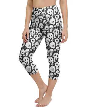 Ghost Face Yoga Capris