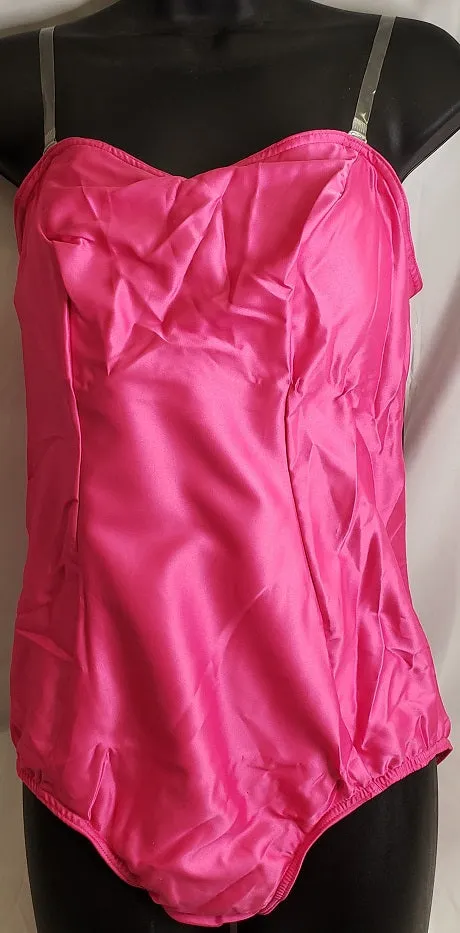 Inari -- Women's Camisole Leotard with Clear Straps
