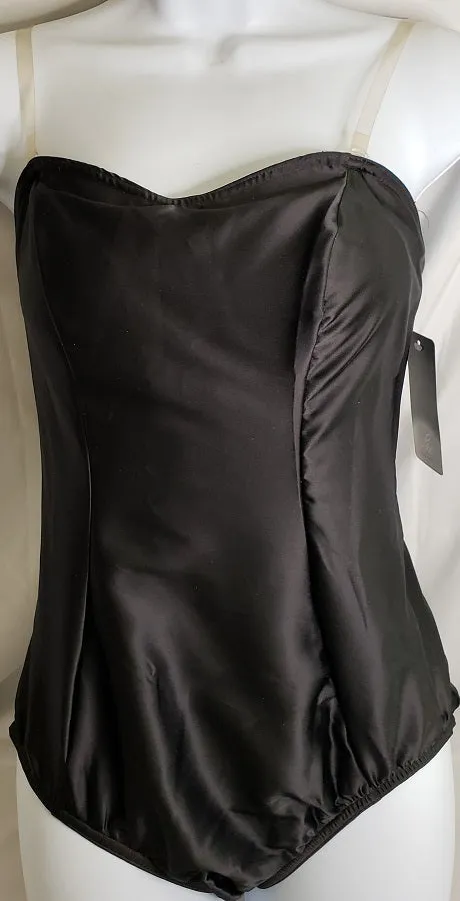 Inari -- Women's Camisole Leotard with Clear Straps