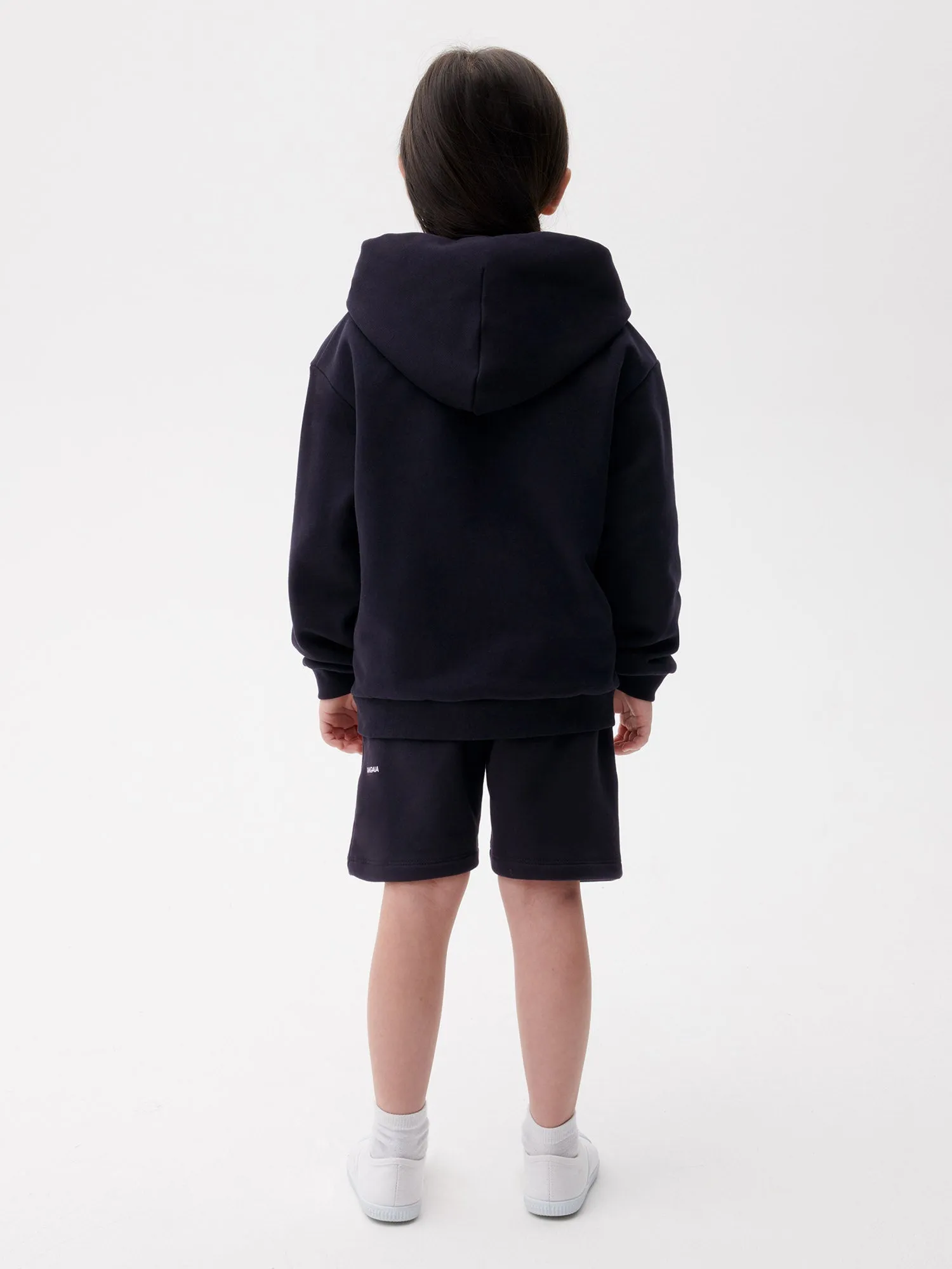 Kids' 365 Zipped Hoodie—black