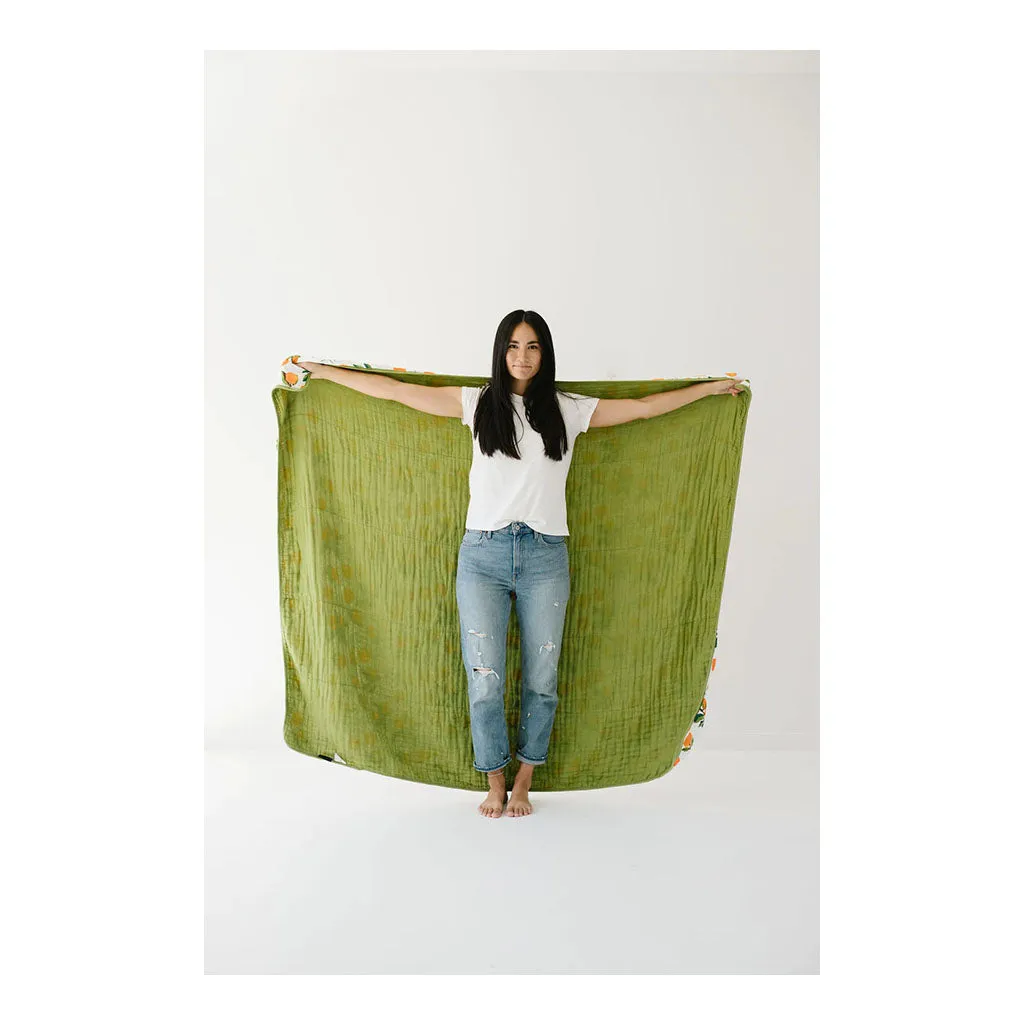 Large Reversible Throw Blanket