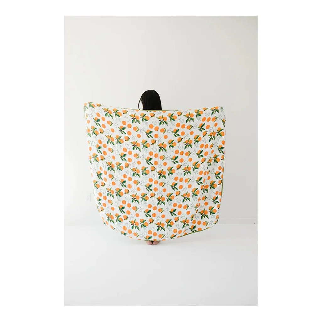Large Reversible Throw Blanket