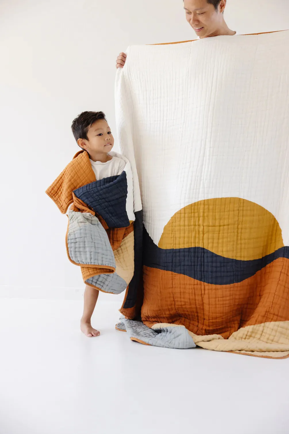 Large Reversible Throw Blanket