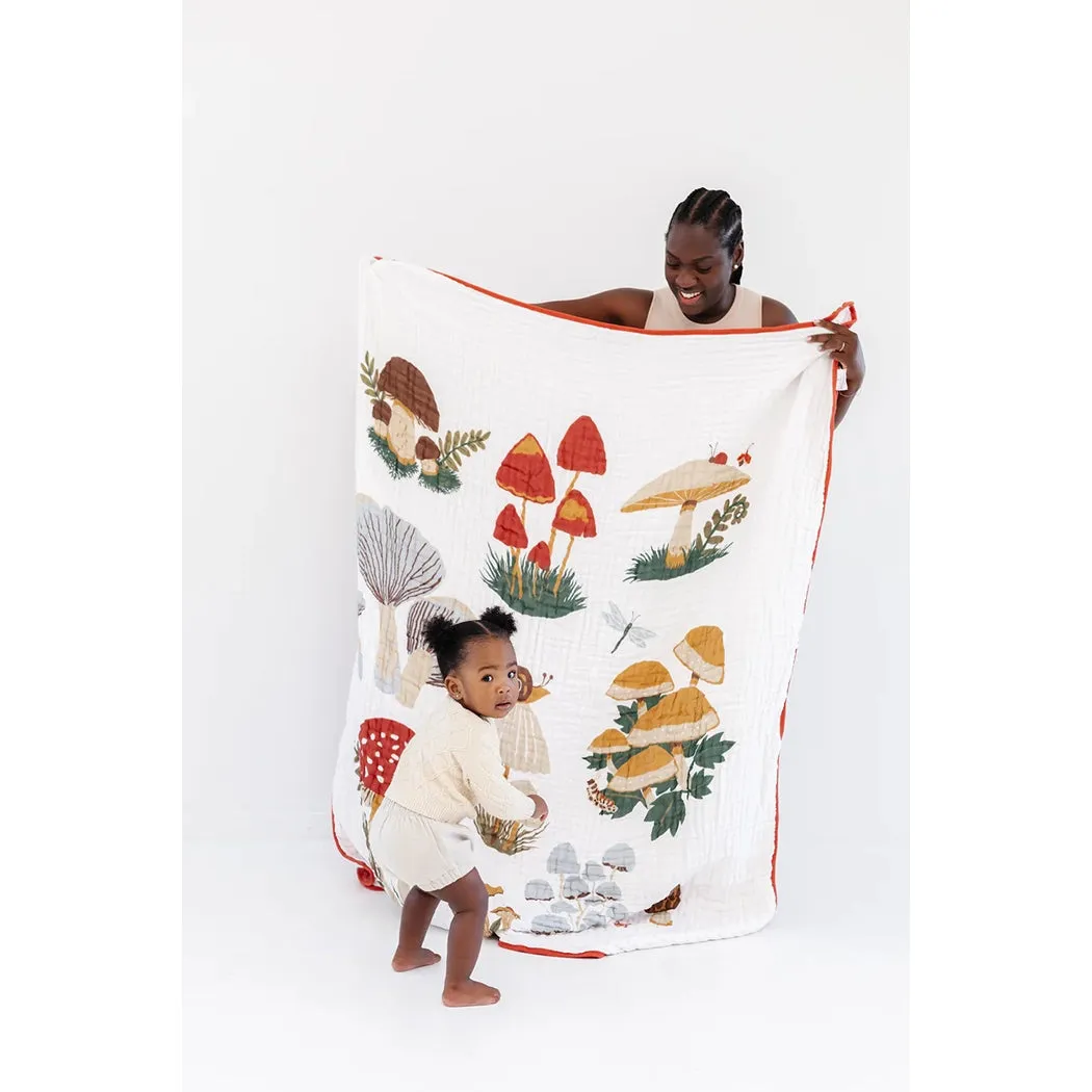 Large Reversible Throw Blanket