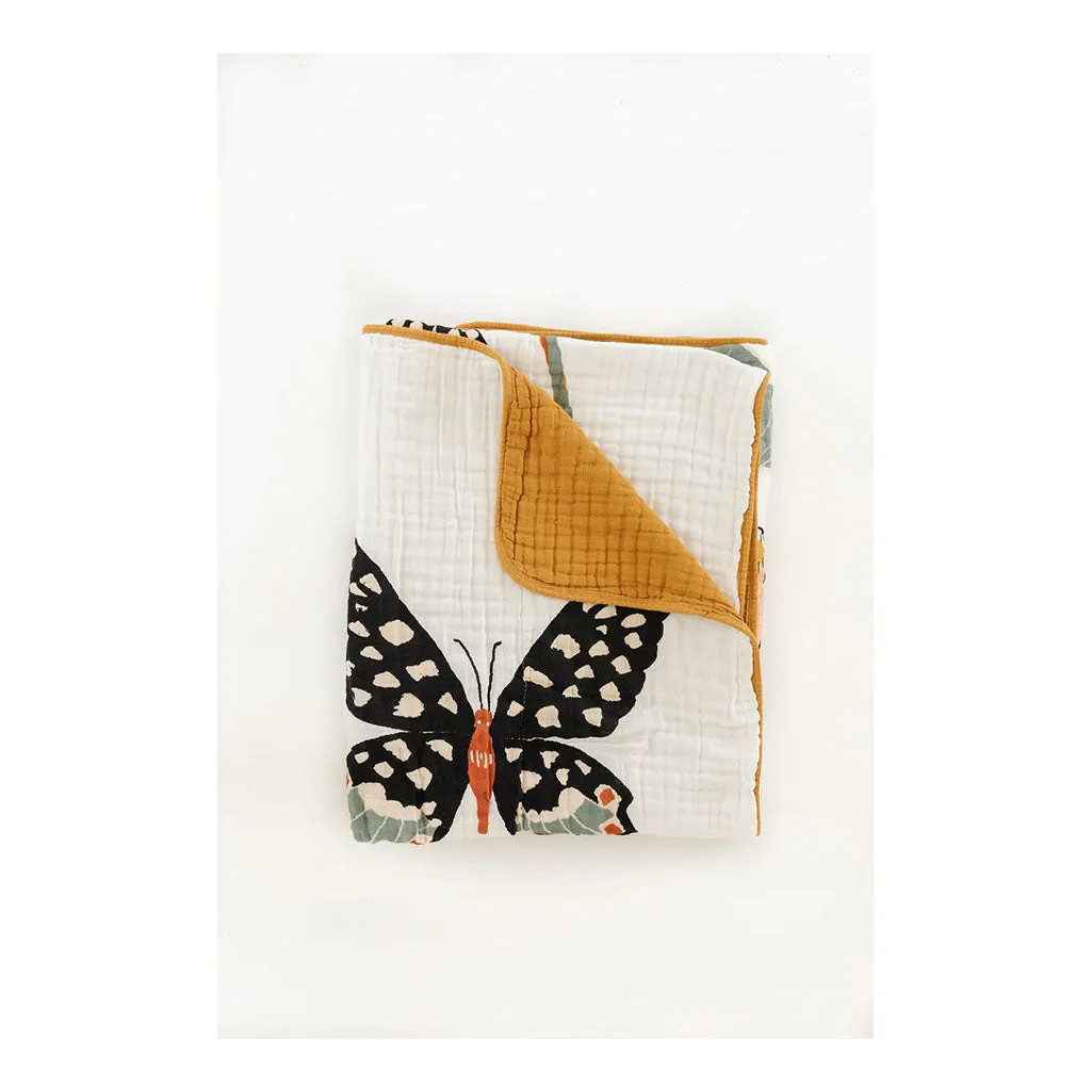 Large Reversible Throw Blanket