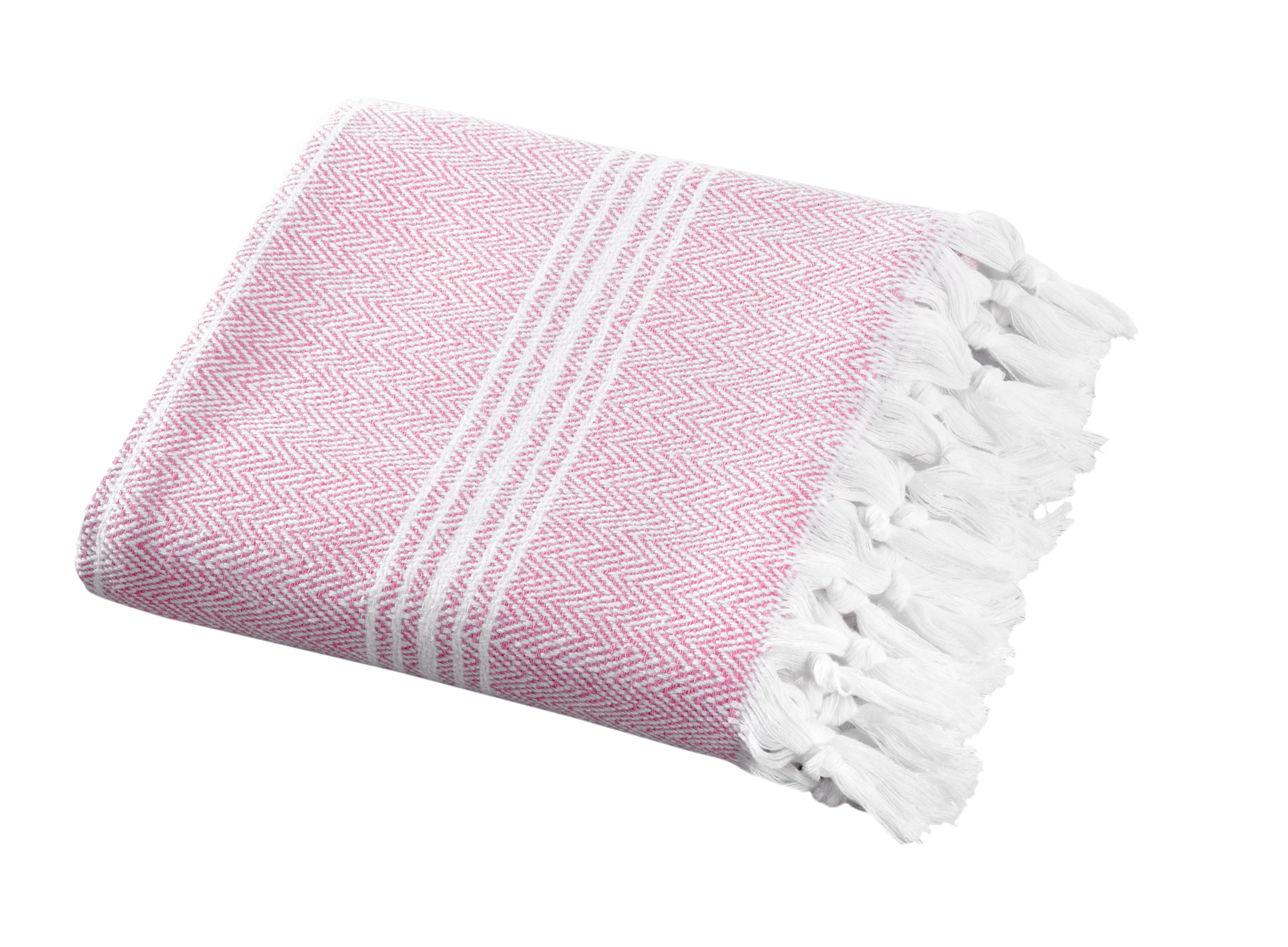 Luxury Thick Peshtemal Turkish Cotton Bath Sheet Towel - 40 X 70 - Hand Knotted