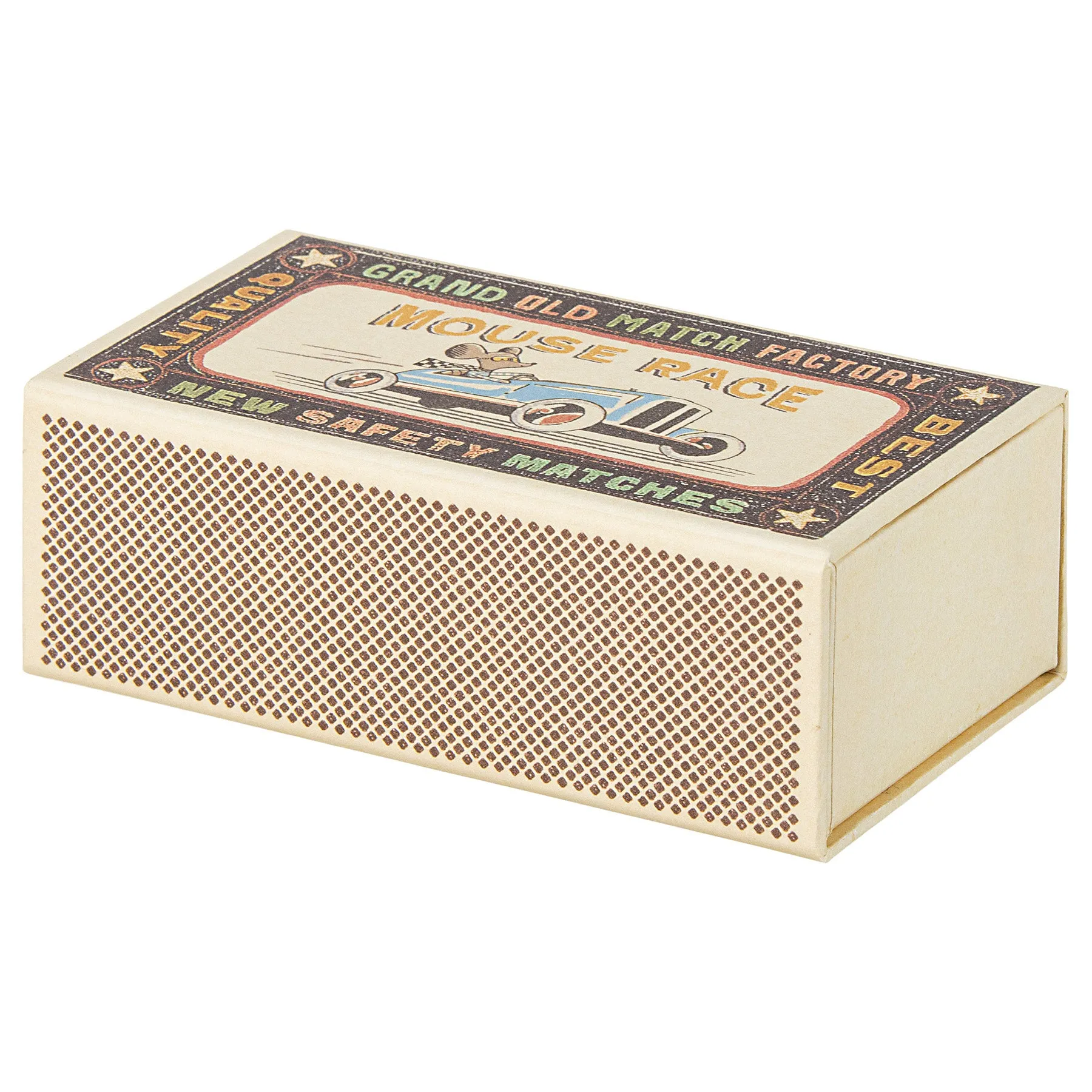 Maileg Big Brother Mouse in a Matchbox - Blue Pyjamas
