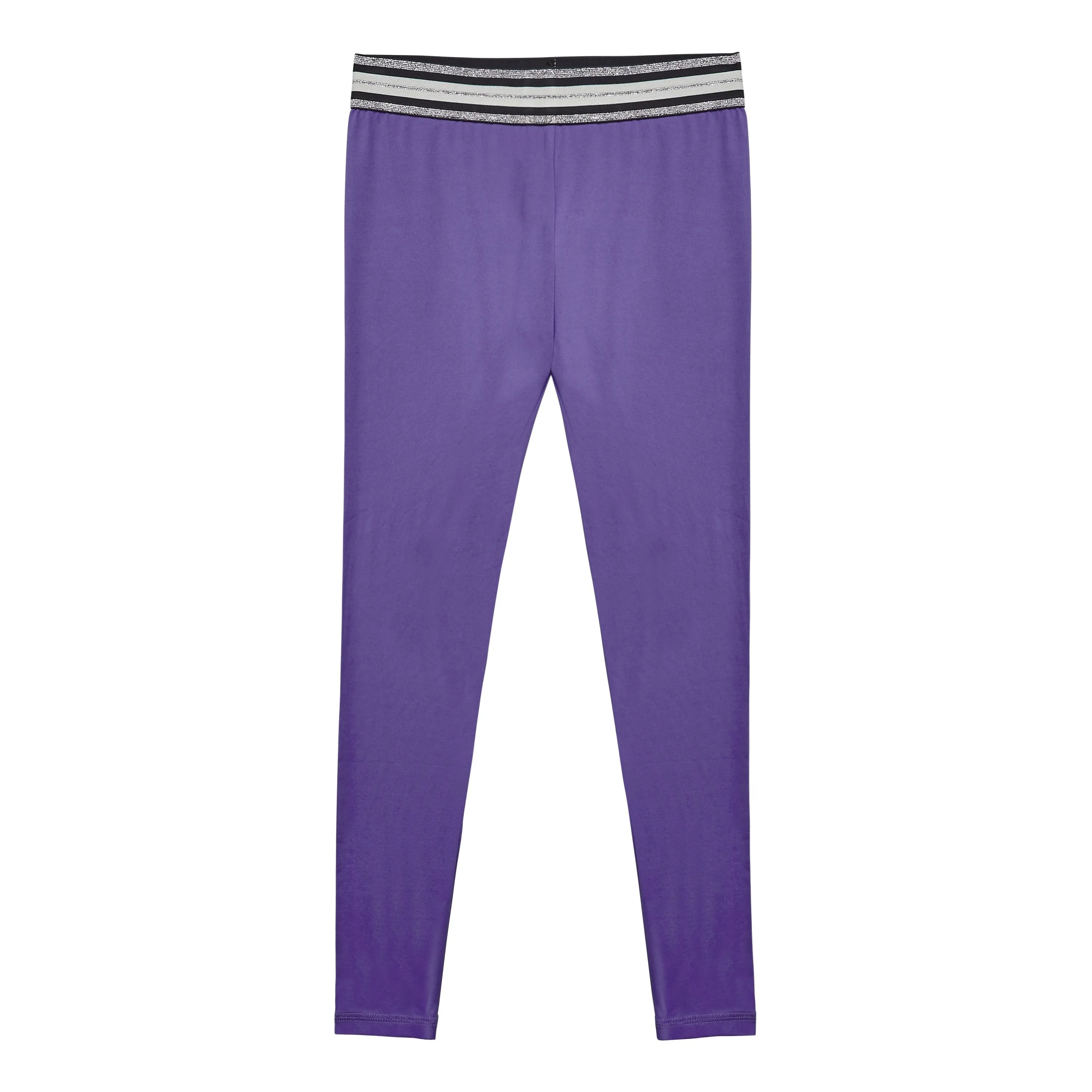 Metallic Waist Active Legging