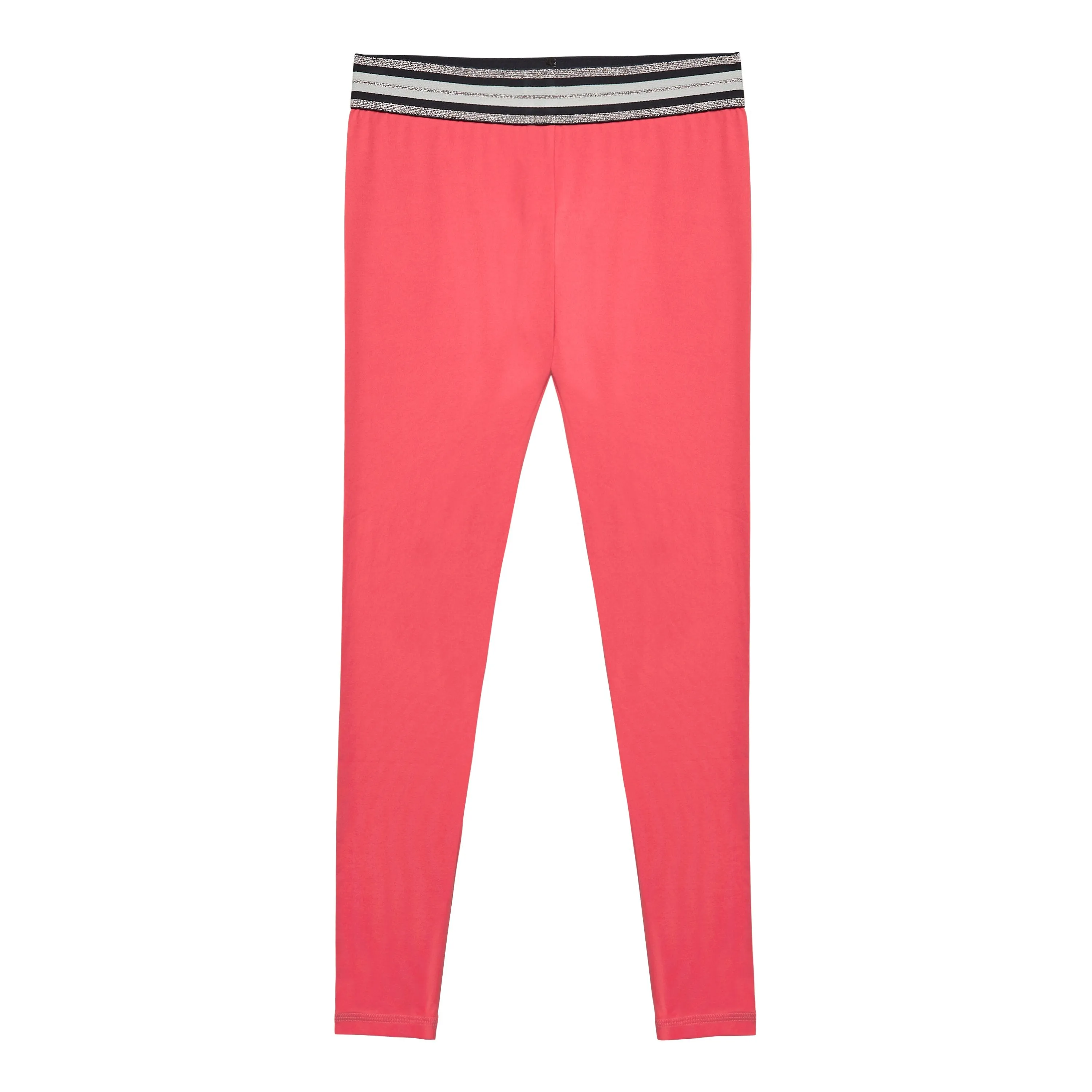 Metallic Waist Active Legging