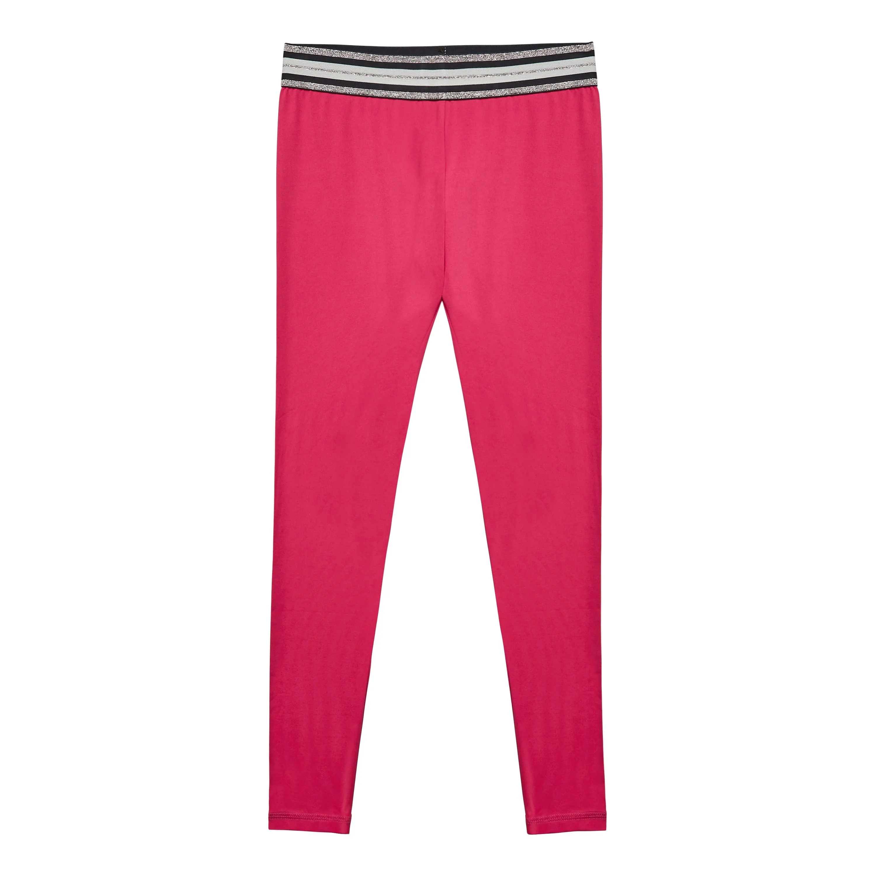 Metallic Waist Active Legging