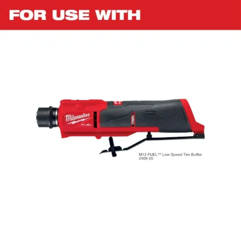 Milwaukee 49-93-2409 2-1/2" Flared Contour Buffing Wheel for M12 FUEL Low Speed Tire Buffer