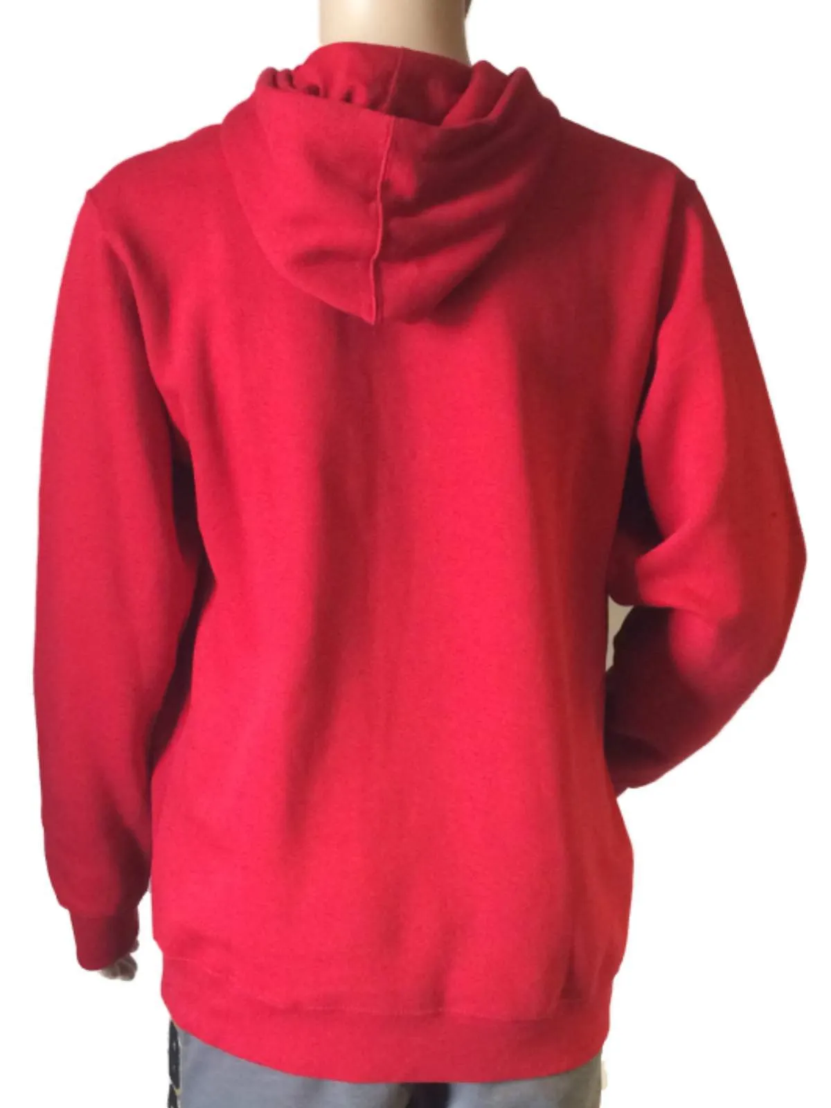 Nebraska Cornhuskers Genuine Stuff Team Embroidered Red Hoodie Sweatshirt