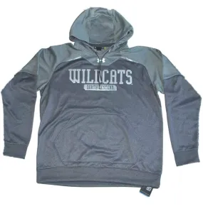 Northwestern Wildcats Under Armour Gray Loose Performance Hoodie Sweatshirt (L)