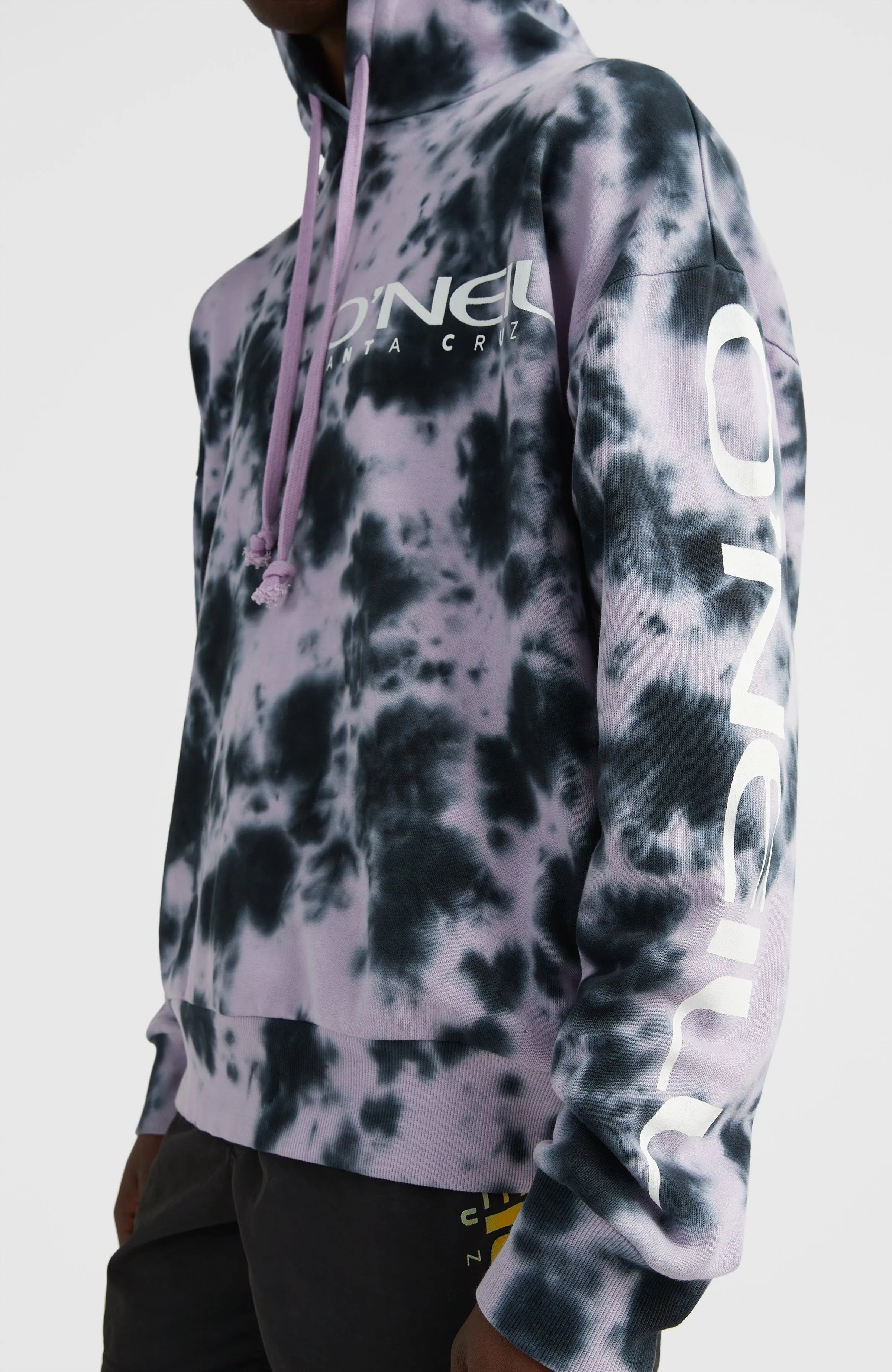 Oakes Hoodie | Grey Tie Dye