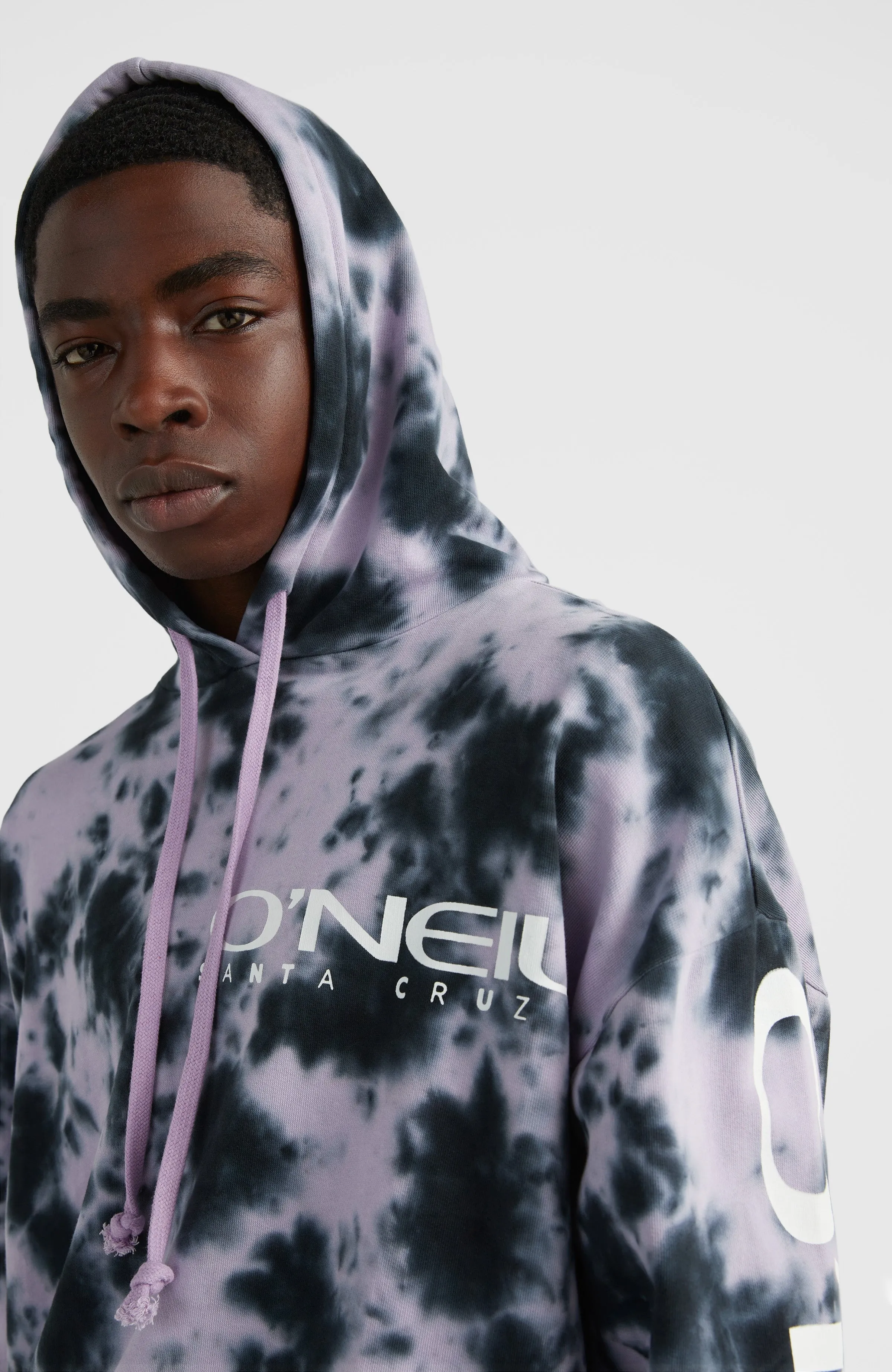 Oakes Hoodie | Grey Tie Dye