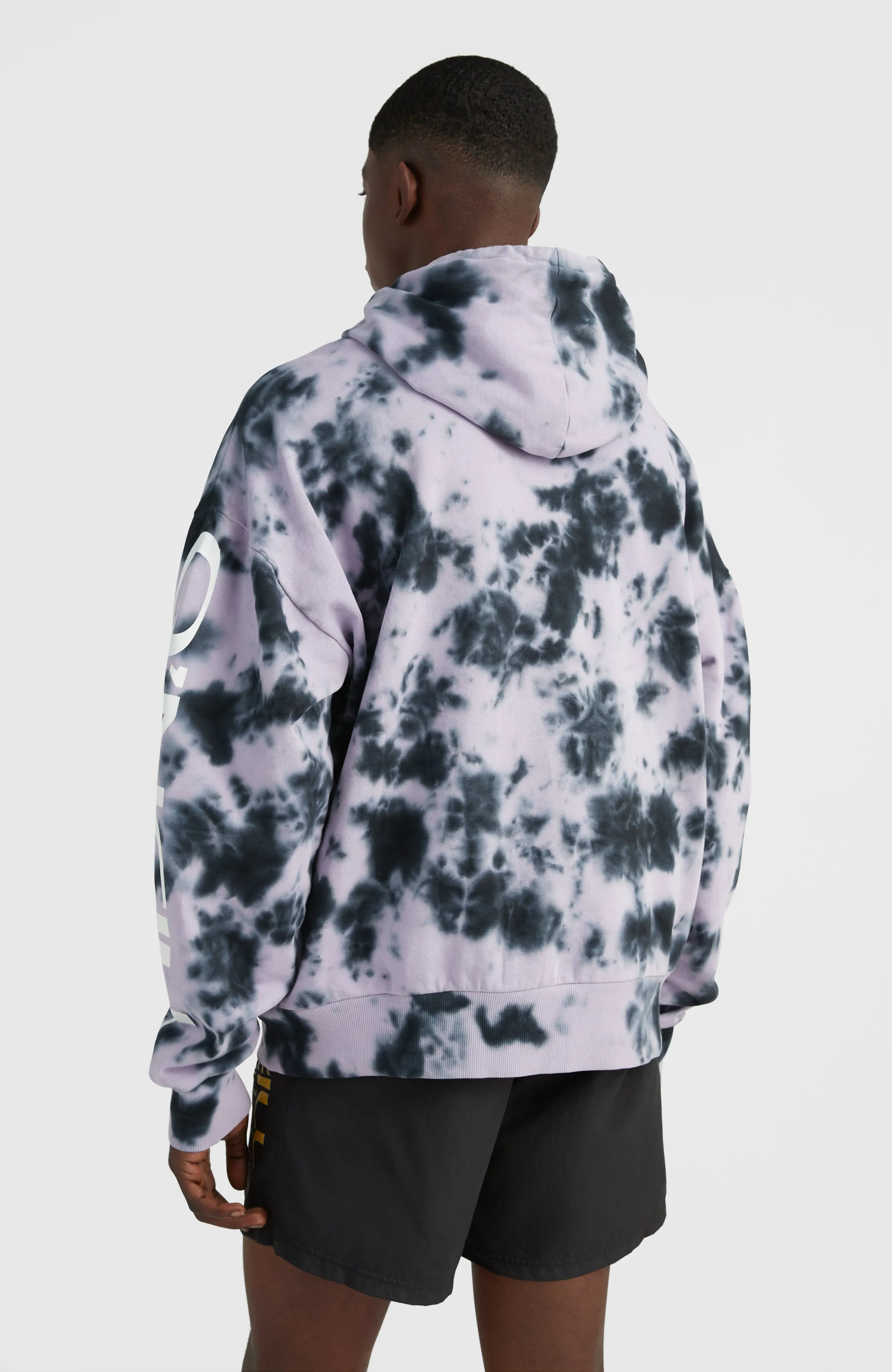 Oakes Hoodie | Grey Tie Dye