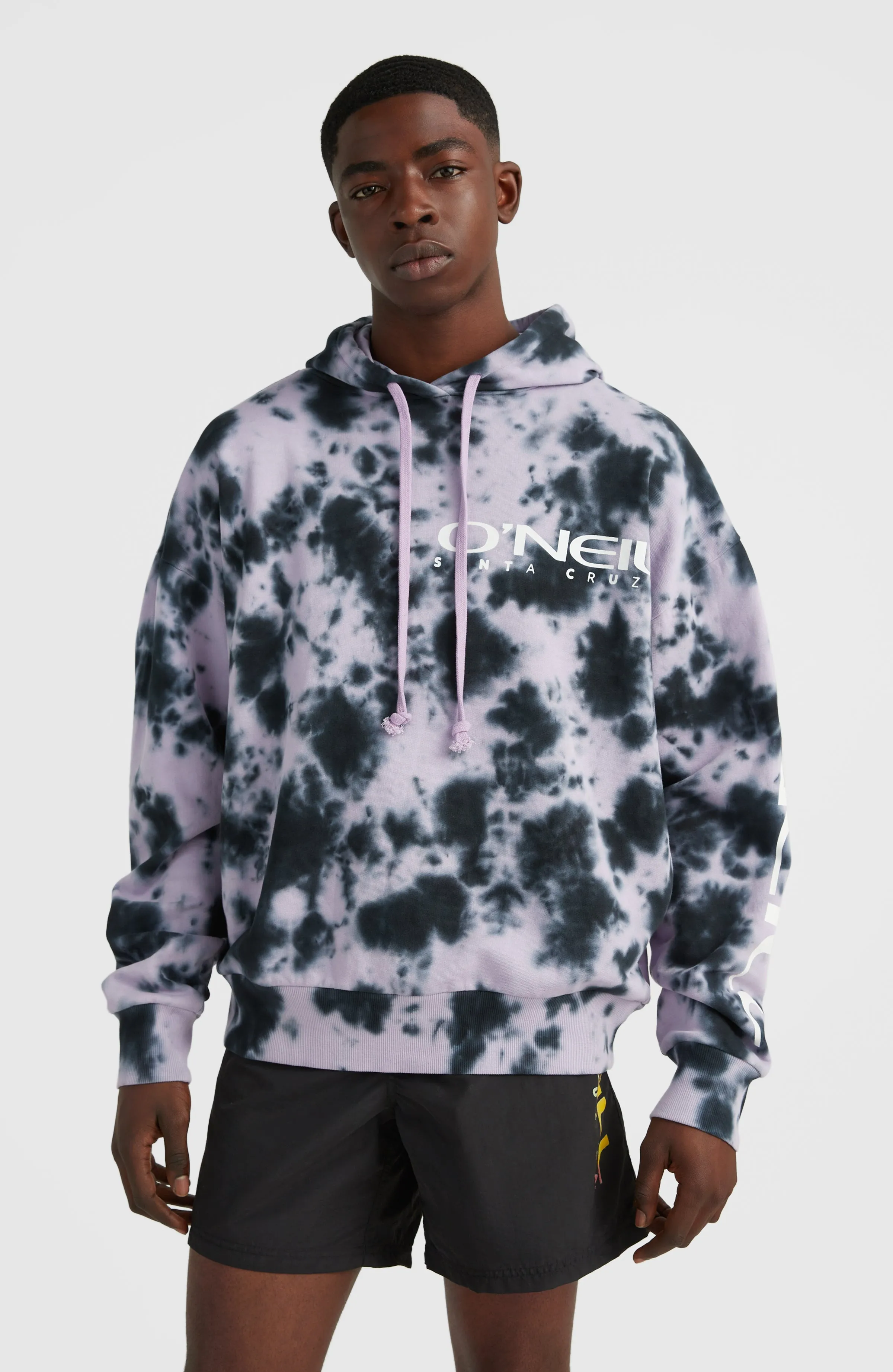Oakes Hoodie | Grey Tie Dye