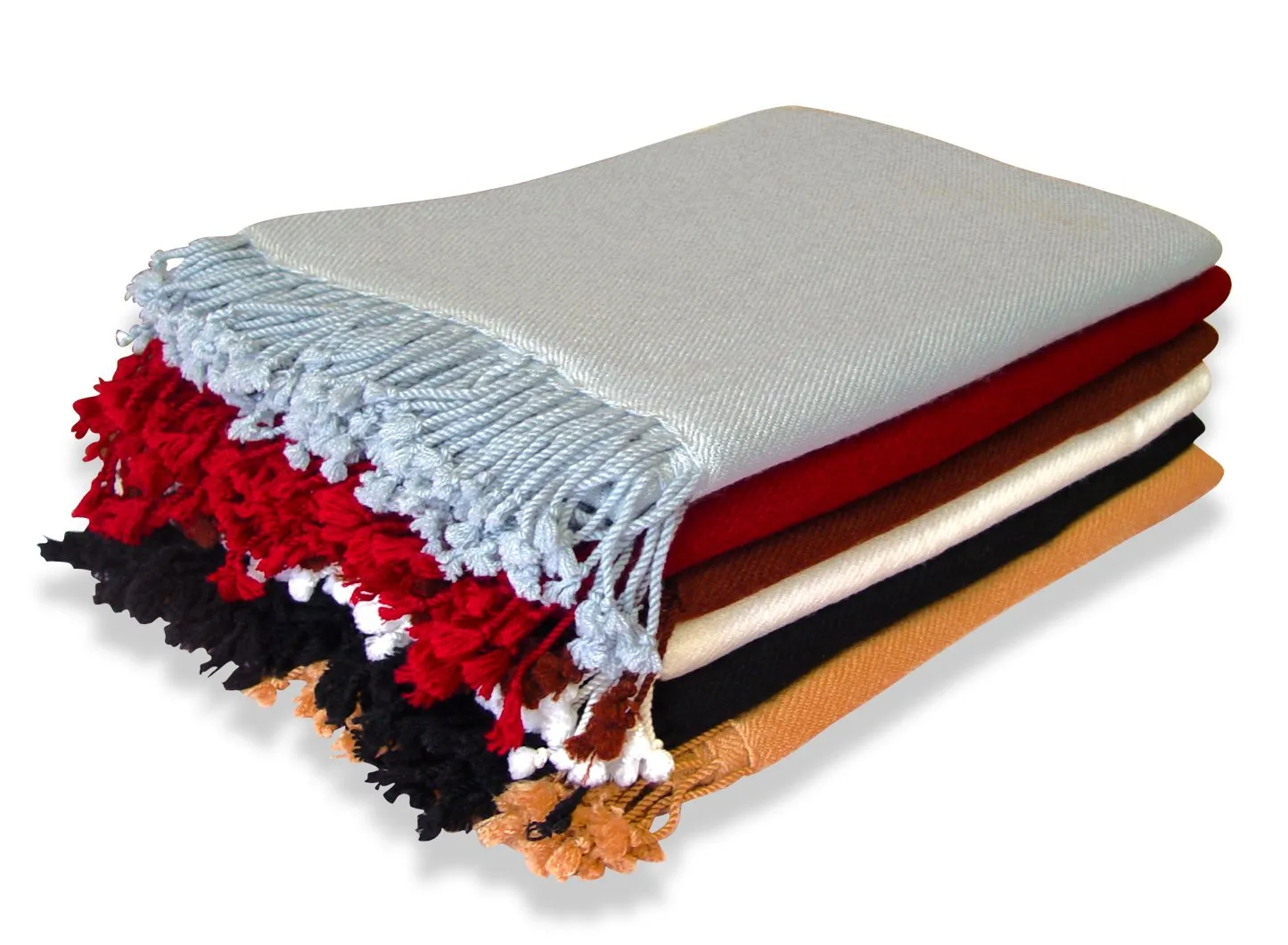 Peach Couture Home Collection Luxuriously Warm and Soft Cashmere Throw Blanket 50 x 60 in