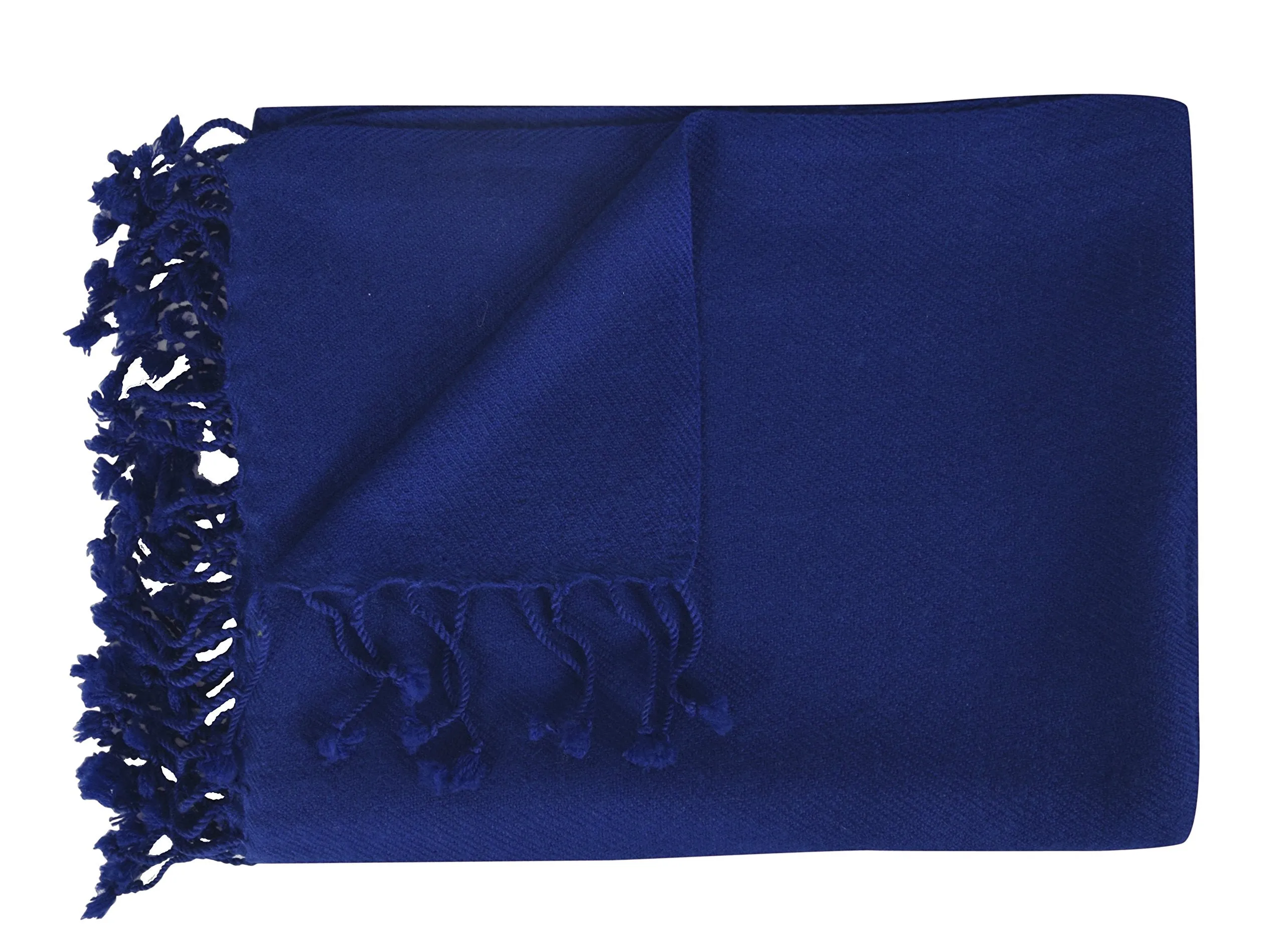 Peach Couture Home Collection Luxuriously Warm and Soft Cashmere Throw Blanket 50 x 60 in