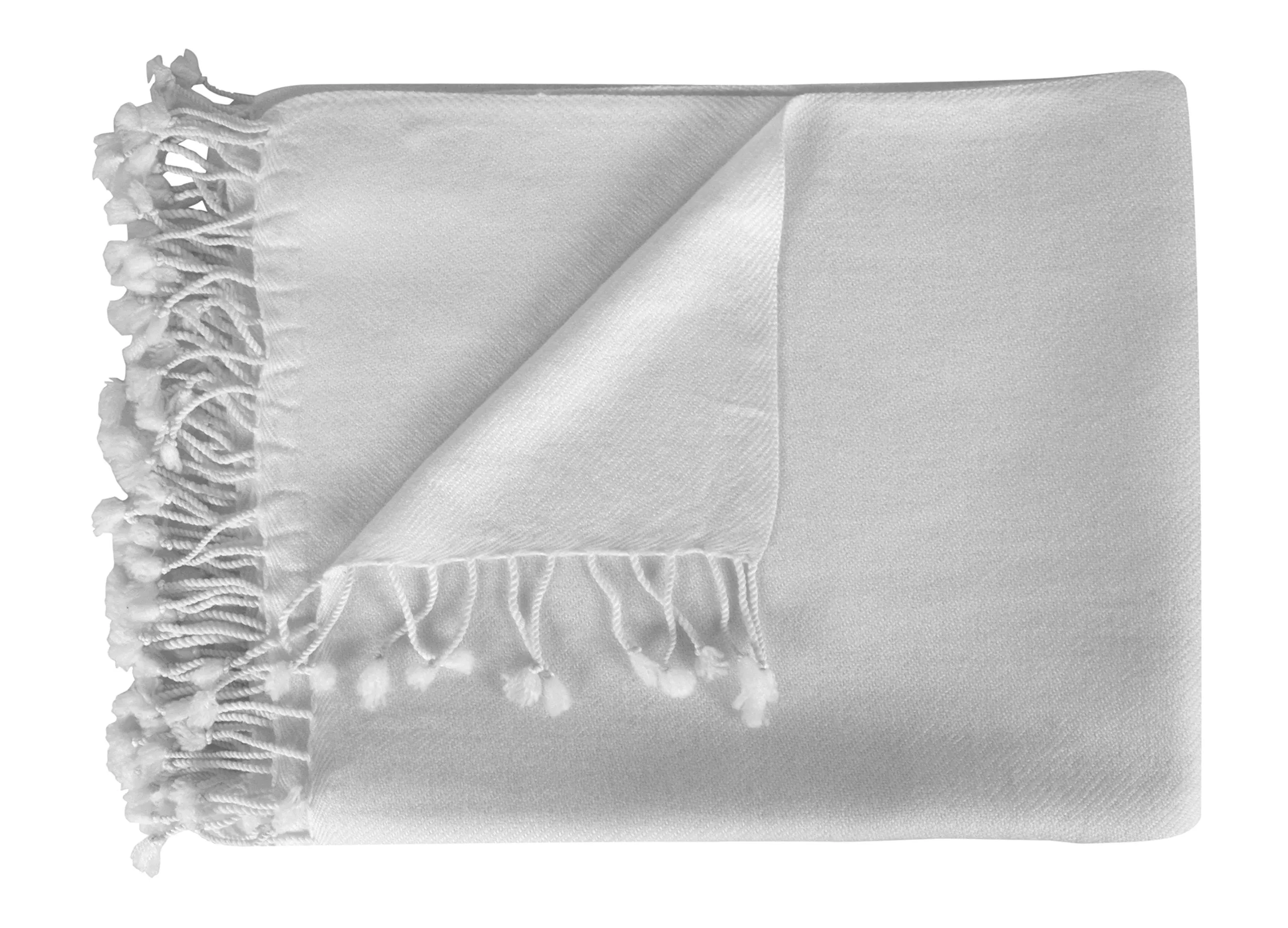Peach Couture Home Collection Luxuriously Warm and Soft Cashmere Throw Blanket 50 x 60 in