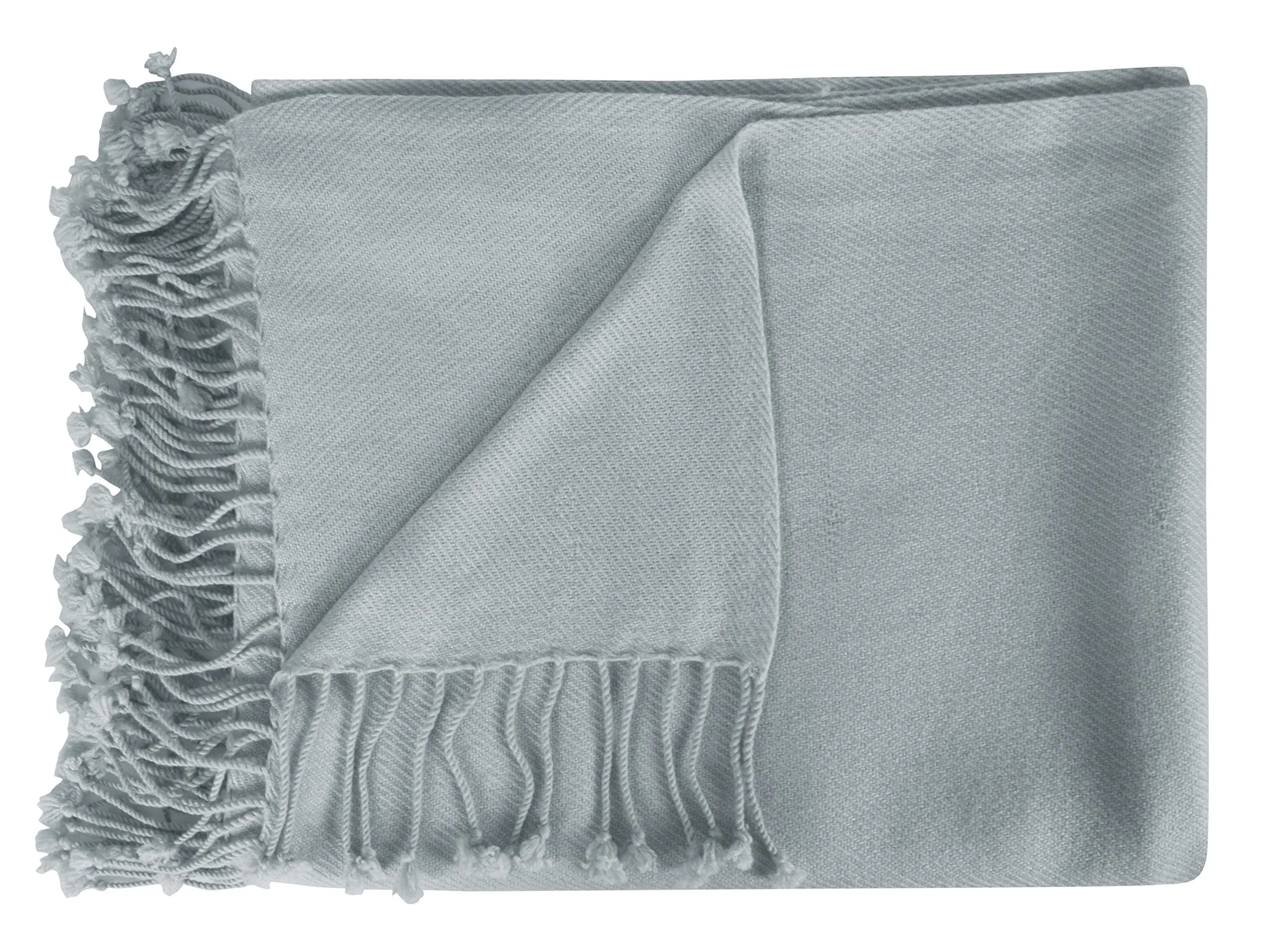 Peach Couture Home Collection Luxuriously Warm and Soft Cashmere Throw Blanket 50 x 60 in