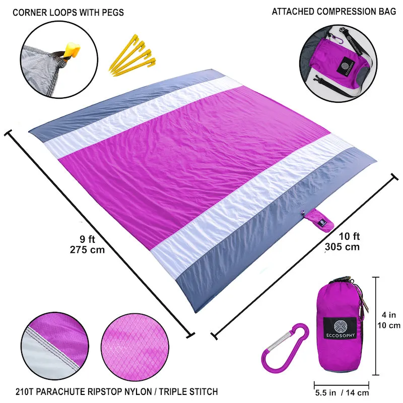 Purple Beach Blanket