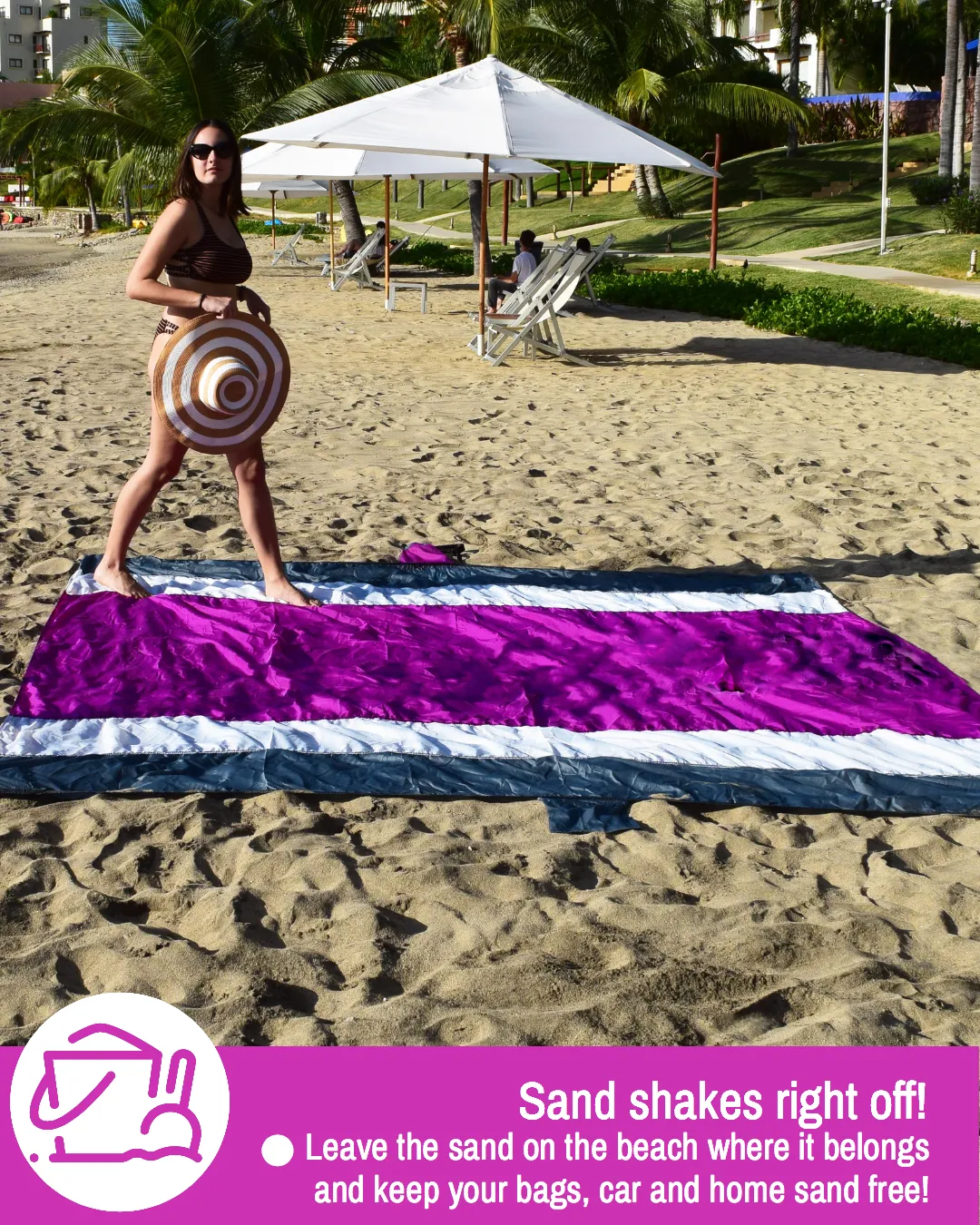 Purple Beach Blanket