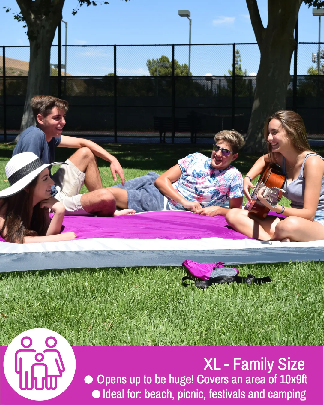 Purple Beach Blanket