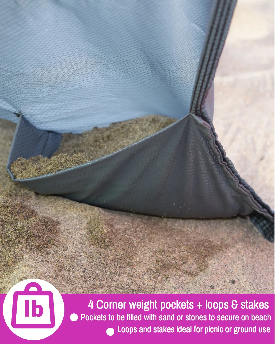 Purple Beach Blanket
