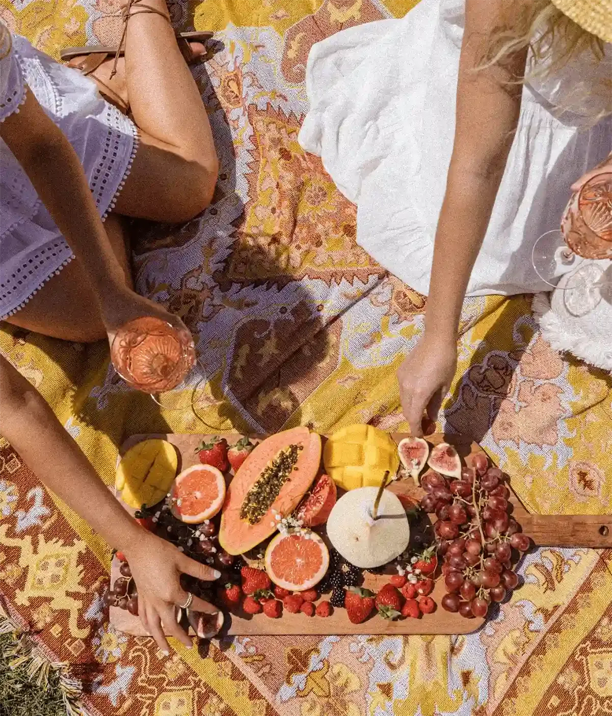 "Golden Hour" Large Picnic Rug