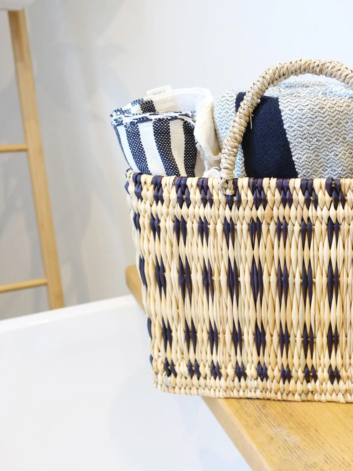 Rich Cotton/wool mix Hammam, Herringbone