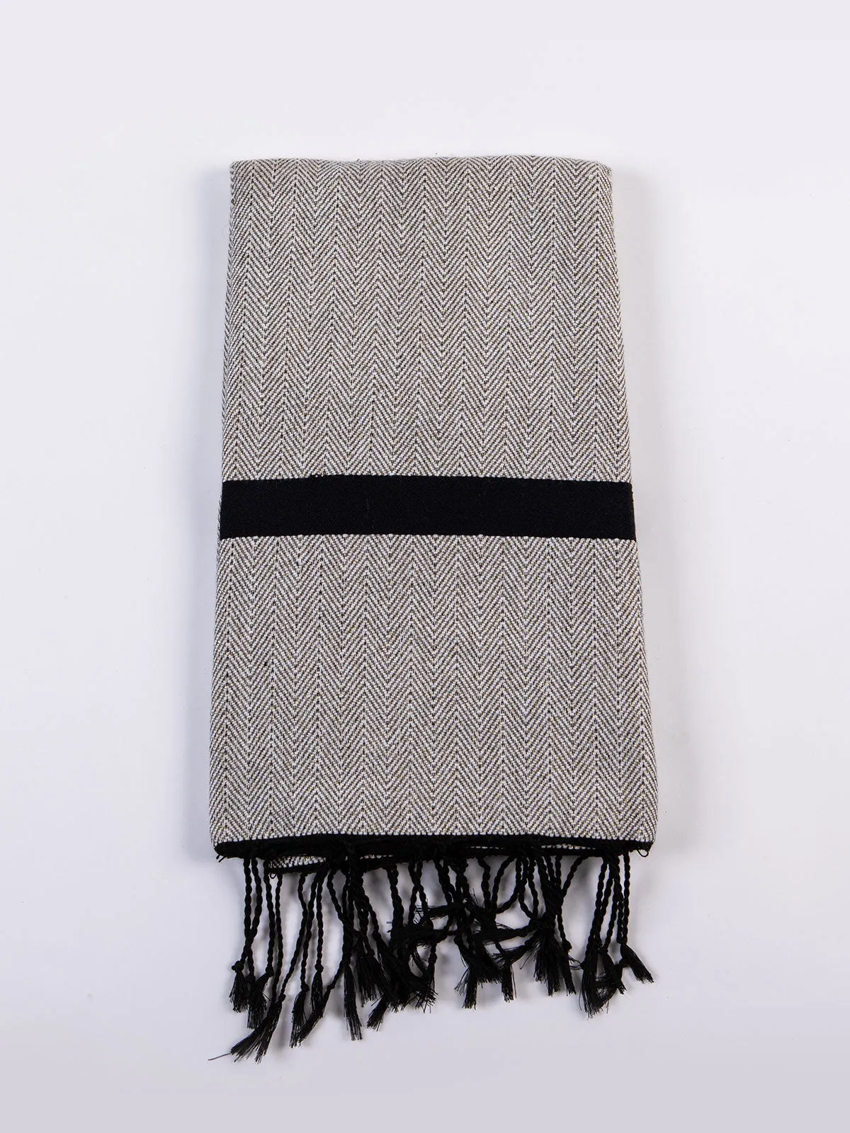 Rich Cotton/wool mix Hammam, Herringbone