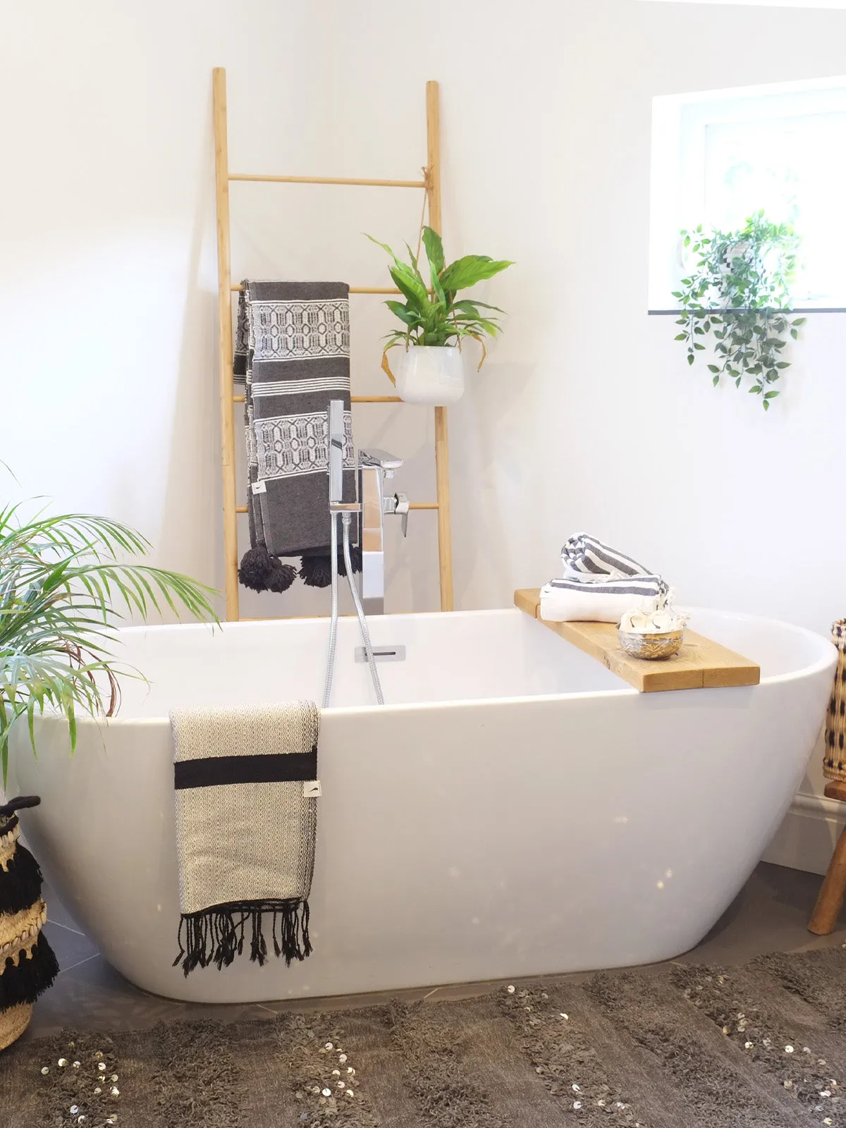 Rich Cotton/wool mix Hammam, Herringbone