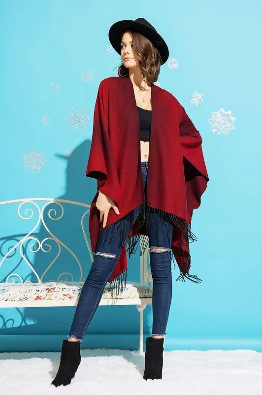 Valerie Luxury Shawl Red