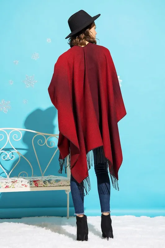 Valerie Luxury Shawl Red